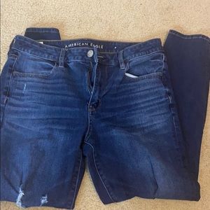 Ripped American eagle jeans